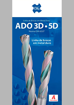 Catálogo OSG Folheto Rápido: Brocas ADO 3D • 5D